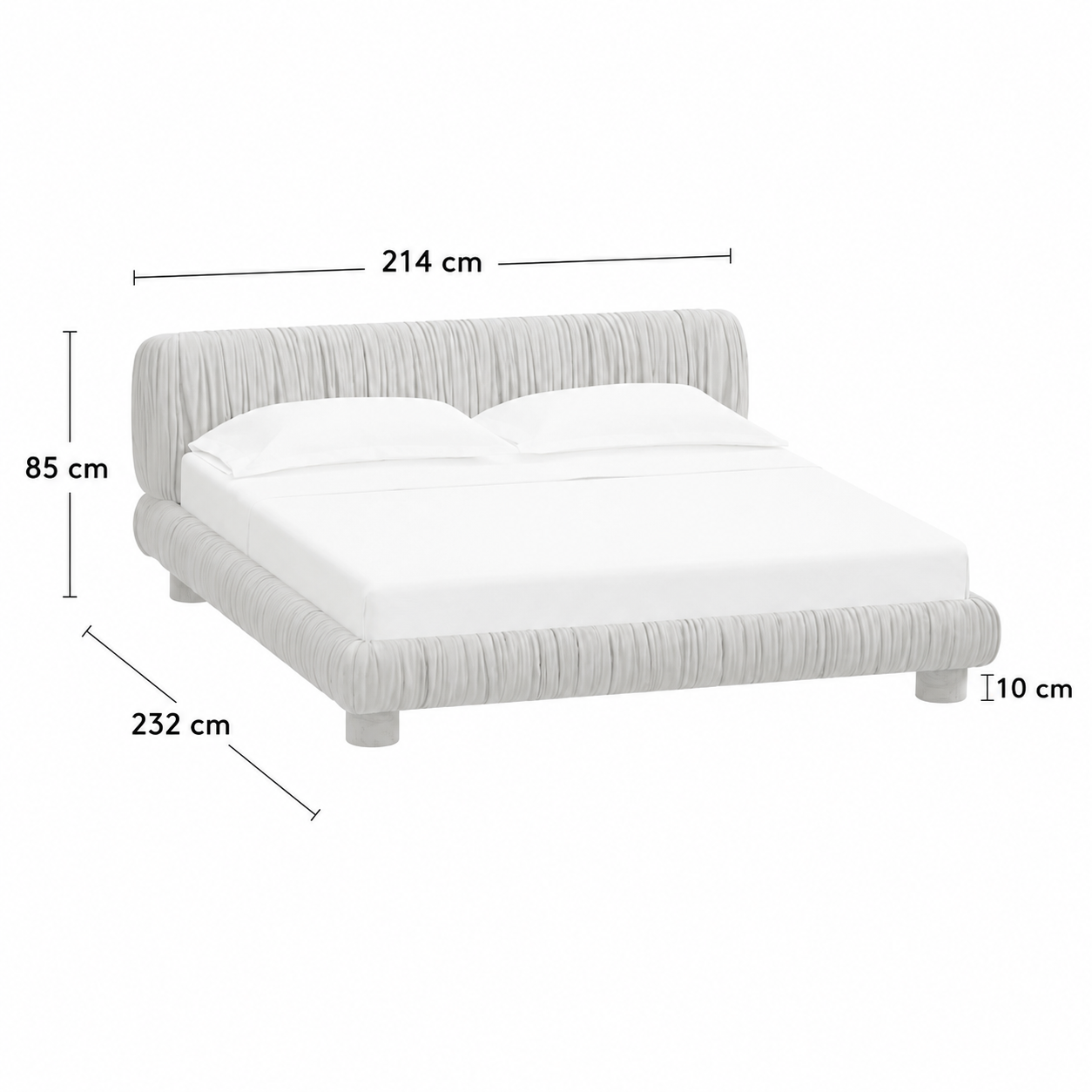 AVELINE Velvet Bed